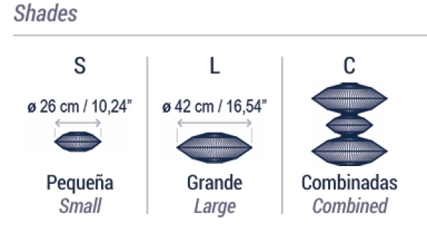 Bover Yuyun S/9C Pendelleuchte